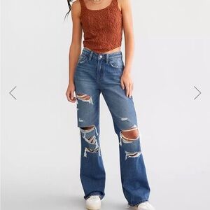 Flying monkey vintage straight jeans. Size 26. Length 32